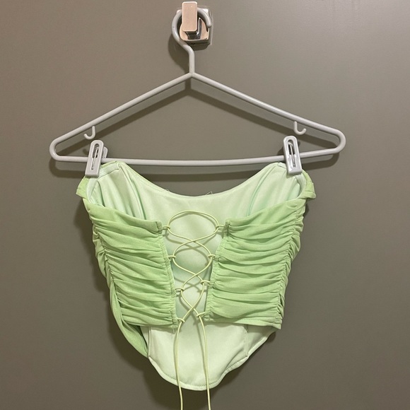 Light Green Corset Top - Picture 2 of 2